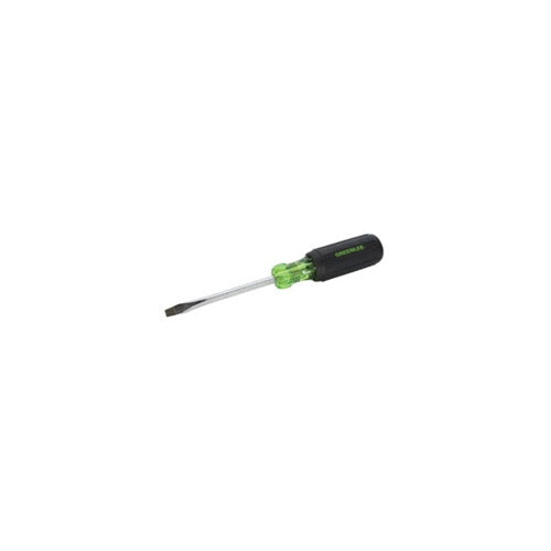 Greenlee 0153-13C Square Shank 1/4" x 8" Flat Blade Screwdriver