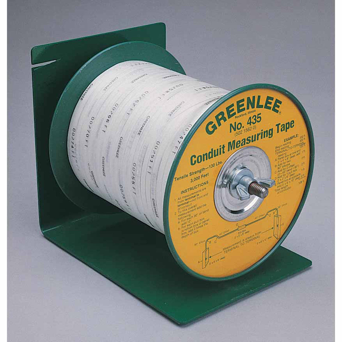 Greenlee 434 Pay-Out Dispenser for 435 Conduit Measuring Tape - 2