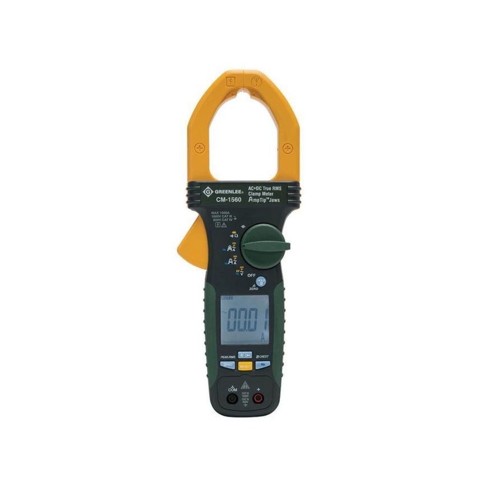 Greenlee CM-1560 AC/DC True RMS Clamp Meter, 1000V, 1000A