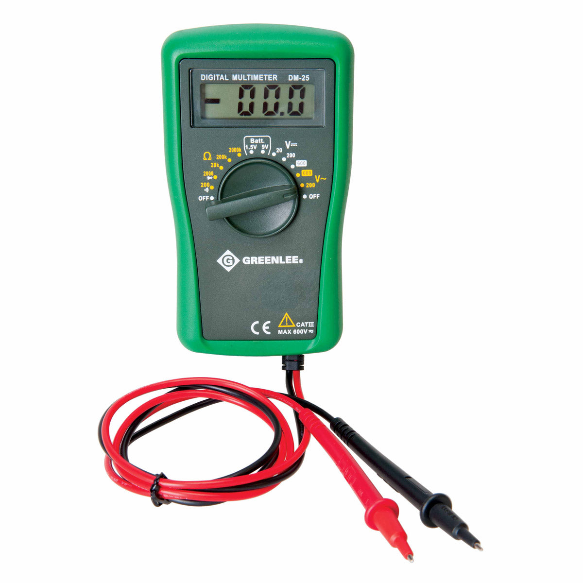 Greenlee DM-25 Manual Ranging Multimeter - 8